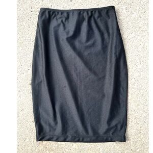 Junior Gaultier black bodycon skirt